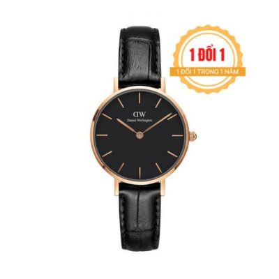 Đồng hồ Daniel Wellington nữ classic petite reading rose gold black 28mm