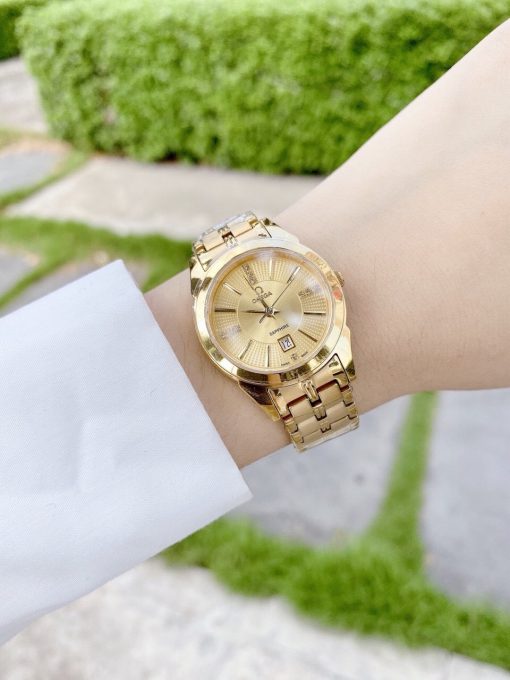 đồng hồ omega sapphire nam nữ máy cơ giá rẻ