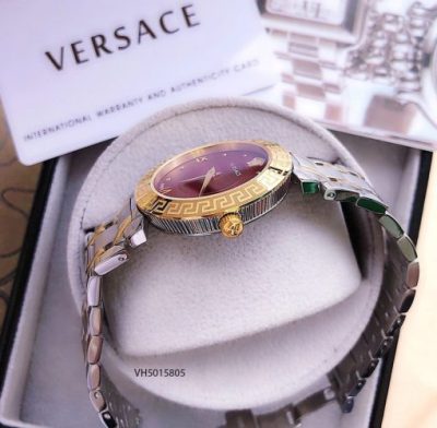 Mẫu đồng hồ cặp Versace nữ đẹp dây kim loại cao cấp giá rẻ tại tphcm