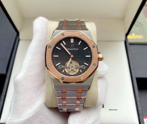 API50151041-nau-8 Đồng Hồ Audemars Piguet Royal Oak dây thép cao cấp