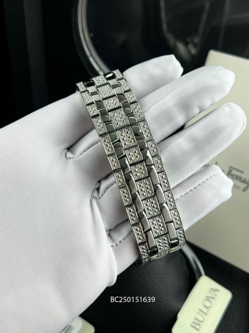 BC250151639-bulova-98B296-(1) Đồng hồ Bulova 98B296 Nam chính hãng dây viền đính full đá
