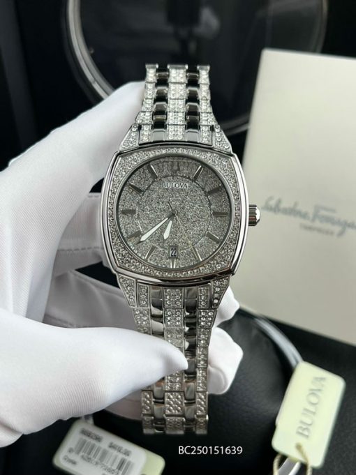 BC250151639-bulova-98B296-(5) Đồng hồ Bulova 98B296 Nam chính hãng dây viền đính full đá