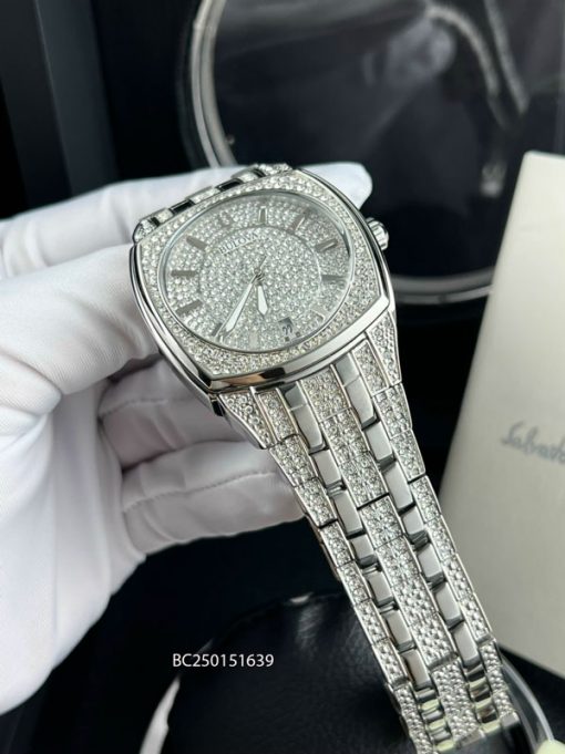 BC250151639-bulova-98B296-(8) Đồng hồ Bulova 98B296 Nam chính hãng dây viền đính full đá