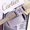 đồng hồ cartier nữ đẹp dây da mặt vuông giá rẻ tại tphcm