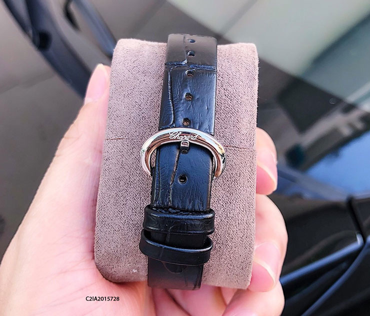 đồng hồ chopard happy diamonds nữ dây da