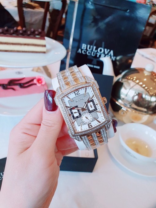 Đồng hồ Bulova nam đính đá Đồng hồ Bulova nam đính đá