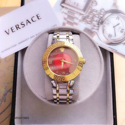 Mẫu đồng hồ cặp Versace nữ đẹp dây kim loại cao cấp giá rẻ tại tphcm
