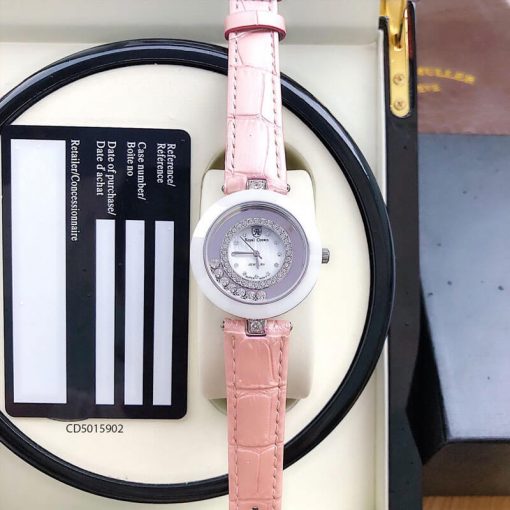 đồng hô nữ Royal Crown 6413 viền đá xoay cao cấp đồng hô nữ Royal Crown 6413 viền đá xoay cao cấp