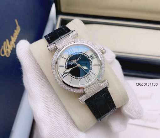 CIG50151150-Chopard-da-den-2 Đồng hồ nữ Chopard Imperiale dây da cao cấp