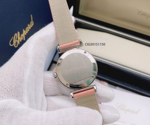 CIG50151150-Chopard-da-hong-5 Đồng hồ nữ Chopard Imperiale dây da cao cấp
