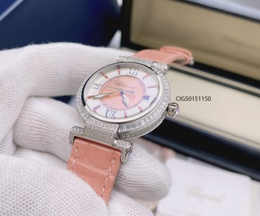 CIG50151150-Chopard-da-hong-6 Đồng hồ nữ Chopard Imperiale dây da cao cấp