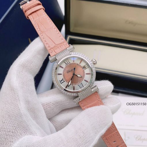 CIG50151150-Chopard-da-hong-9 Đồng hồ nữ Chopard Imperiale dây da cao cấp