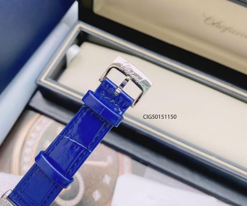 CIG50151150-Chopard-da-xanh-4 Đồng hồ nữ Chopard Imperiale dây da màu xanh