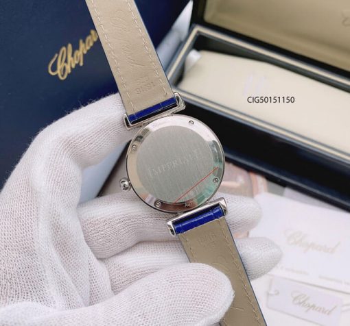 CIG50151150-Chopard-da-xanh-5 Đồng hồ nữ Chopard Imperiale dây da màu xanh