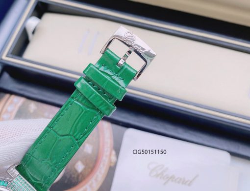 CIG50151150-da-xanh-la-5 Đồng hồ nữ Chopard Imperiale dây da màu xanh