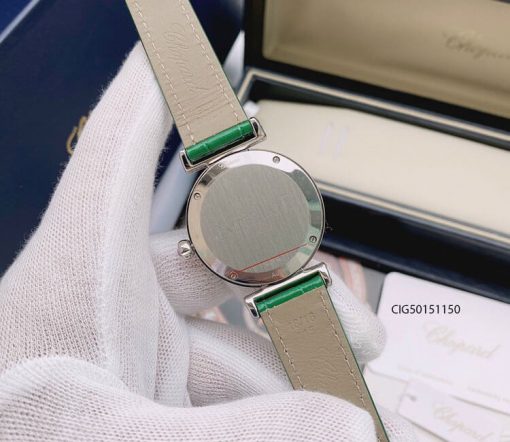 CIG50151150-da-xanh-la-6 Đồng hồ nữ Chopard Imperiale dây da màu xanh
