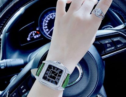 cti000661856-cartier-nu-day-da-vien-da-28-413x320-1 Đồng Hồ Cartier nữ dây da xanh vân viền đá cao cấp