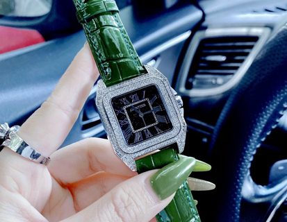 cti000661856-cartier-nu-day-da-vien-da-30-413x320-1 Đồng Hồ Cartier nữ dây da xanh vân viền đá cao cấp