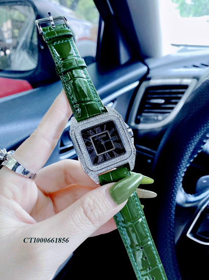 CTI000661856-CARTIER-nữ-dây-da-viền-đá-(30) Đồng Hồ Cartier nữ dây da xanh vân viền đá cao cấp