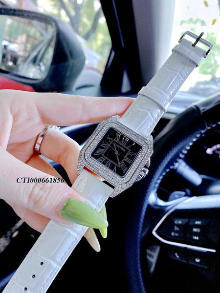 CTI000661856-CARTIER-nữ-dây-da-viền-đá-(7) Đồng Hồ Cartier nữ dây da trắng vân viền đá cao cấp