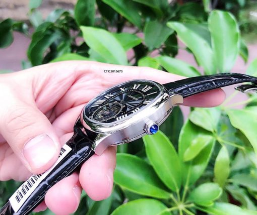 Đồng Hồ Cartier Automatic Nam dây da đen cao cấp Đồng Hồ Cartier Automatic Nam dây da đen cao cấp