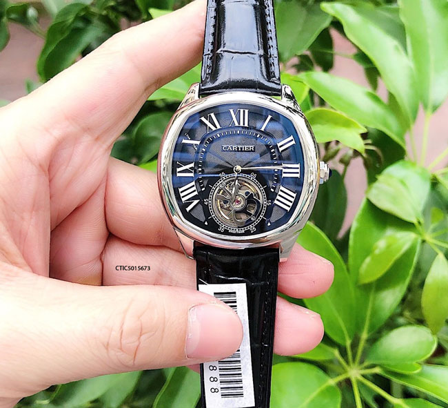ctic5015673-cartier-nam-co-da-9 Đồng Hồ Cartier Automatic Nam dây da đen cao cấp