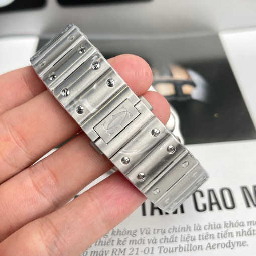 Đồng hồ Cartier Santos De Cartier nam dây kim loại Đồng hồ Cartier Santos De Cartier nam dây kim loại