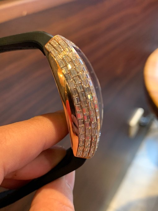 Đồng hồ Franck Muller nam đính full kim cương Đồng hồ Franck Muller nam đính full kim cương