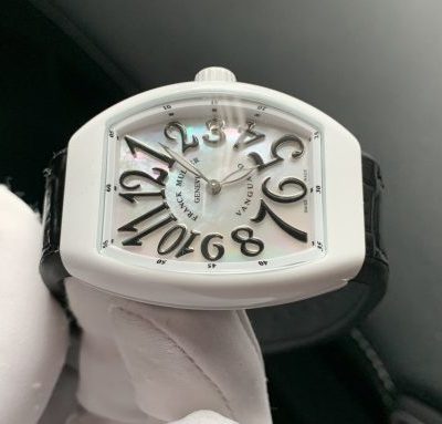 Đồng hồ Franck Muller nữ dây cao su màu đen