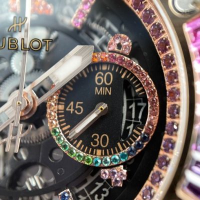 Đồng Hồ Hublot Big Bang Unico RainBow đính đá