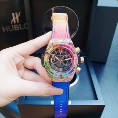 Đồng hồ Hublot Big Bang Unico Rainbow King Gold