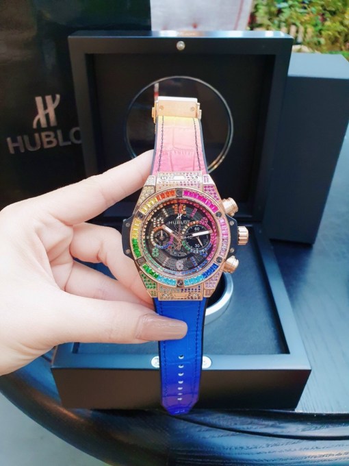 Đồng hồ Hublot Big Bang Unico Rainbow King Gold Đồng hồ Hublot Big Bang Unico Rainbow King Gold