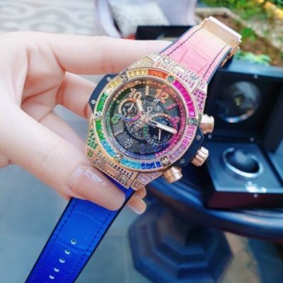 Đồng hồ Hublot đính đá máy cơ