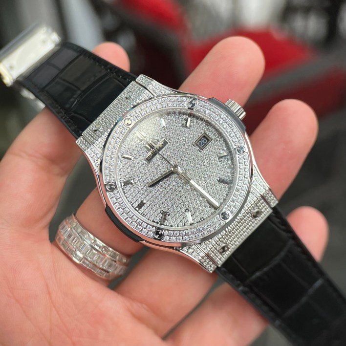 Đồng hồ Hublot nam đính full đá