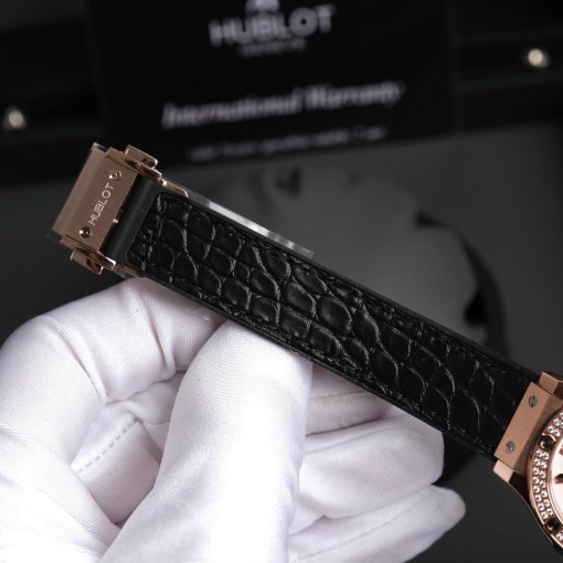 Đồng hồ Hublot nữ dây cao su bọc da Đồng hồ Hublot nữ dây cao su bọc da