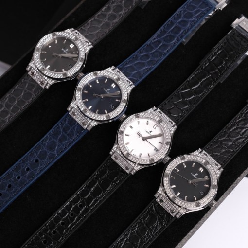 Đồng hồ Hublot nữ đính đá JJF 2022 Đồng hồ Hublot nữ đính đá JJF 2022