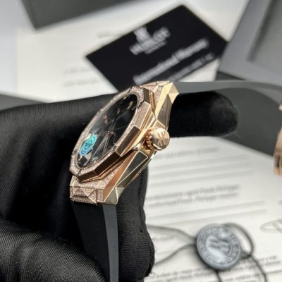 Đồng hồ Hublot Replica cao cấp Orlinski King Gold Đính full đá