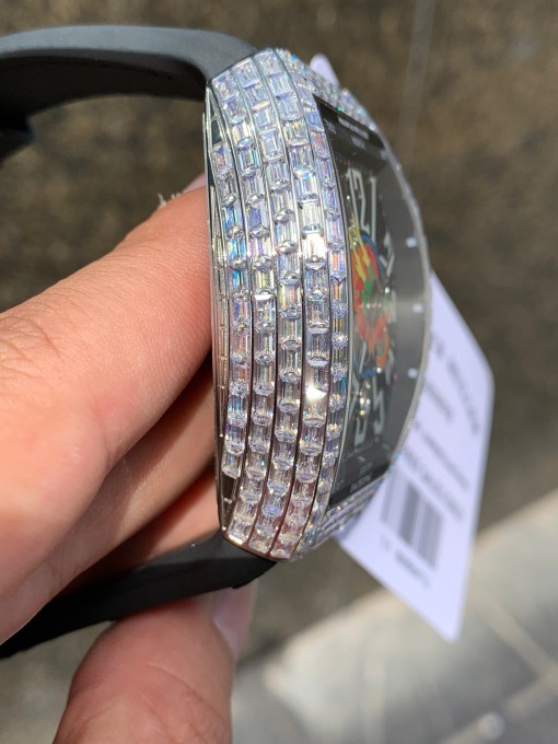 Đồng hồ nam đính đá Franck Muller Đồng hồ nam đính đá Franck Muller