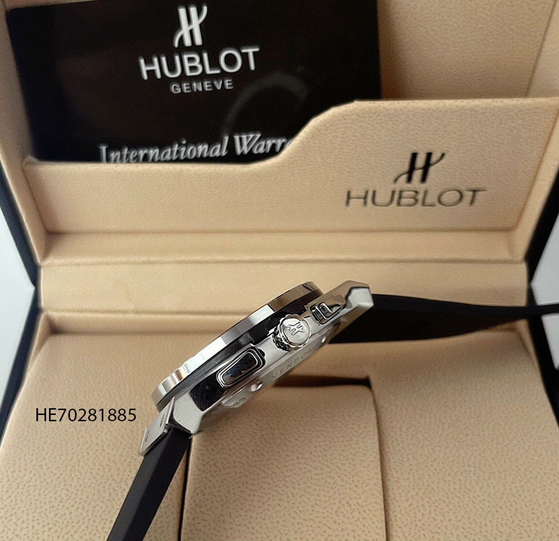 Đồng hồ Hublot Nam Chronograph dây cao su đen