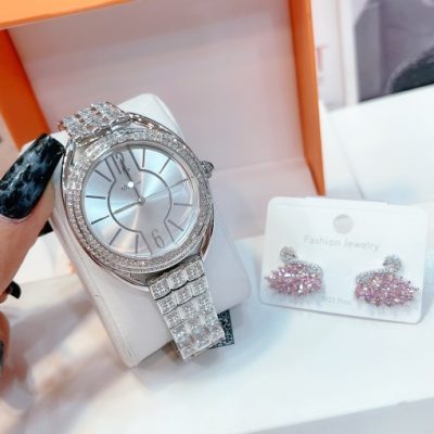 Đồng hồ nữ Davena Austria chính hãng đính full đá swarovski