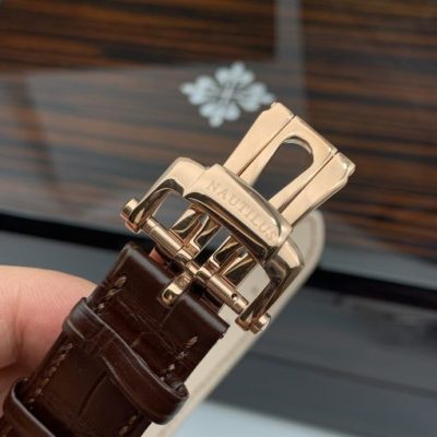 Đồng hồ Patek Philippe nam dây da màu nâu