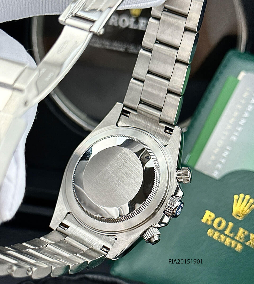 Đồng Hồ Rolex Cosmograph Daytona 116599 Cọc Số Kim Cương Mặt Số Đen