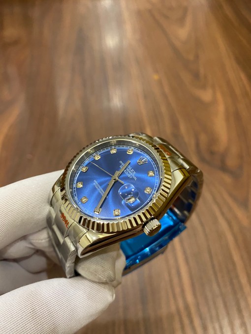 Đồng hồ Rolex nam 41mm cọc số đính đá Đồng hồ Rolex nam 41mm cọc số đính đá