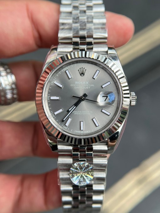 Đồng hồ Rolex Replica 11 DateJust AR Factory Cọc Số dạ quang 41mm Đồng hồ Rolex Replica 11 DateJust AR Factory Cọc Số dạ quang 41mm