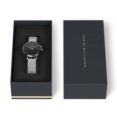 Đồng hồ Daniel Wellington Classic Petite Sterling Silver Black