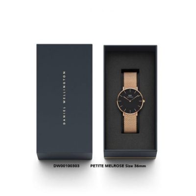 Đồng Hồ Daniel Wellington classic Petite Melrose 36mm black DW00100303