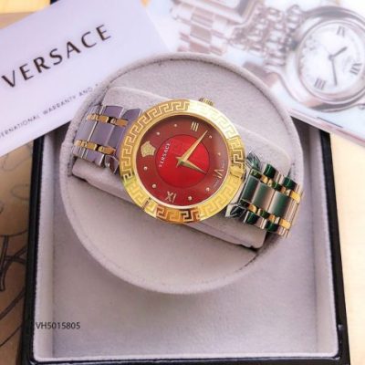 Mẫu đồng hồ cặp Versace nữ đẹp dây kim loại cao cấp giá rẻ tại tphcm