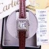 đồng hồ cartier nữ đẹp dây da mặt vuông giá rẻ tại tphcm