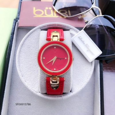 đồng hồ salvatore ferragamo nữ dây da