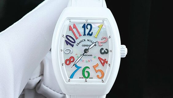 Đồng hồ nữ Franck Muller V32 ABF Color Dreams Ceramic White máy Thụy Sĩ siêu cấp